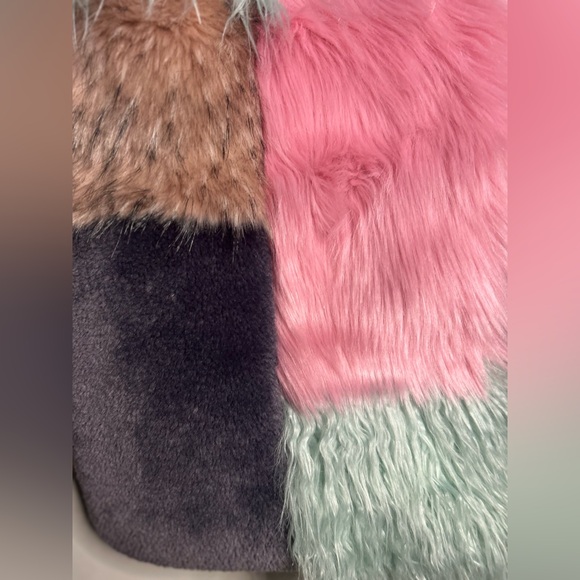 Topshop mixed faux fur wrap NEW - Picture 7 of 11